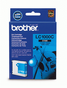 LC1000C Картридж Brother DCP130C/330С, MFC-240C/5460CN Cyan, 400 pages (5%)