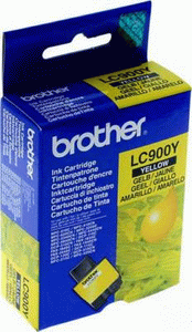 LC900Y Картридж Brother DCP110C/115С/120С, MFC-210C/215С/425CN, FAX-1840C. Yellow, 400 pages (5%)