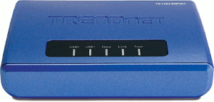 Сервер печати Trendnet TE100-MP2U